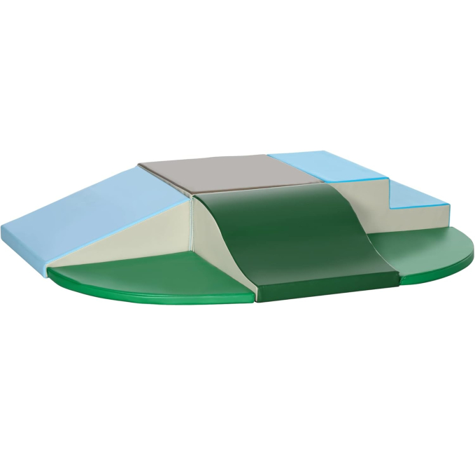 Qaba Foam Climbing Blocks for Toddlers Soft Play Set Toys Circuit