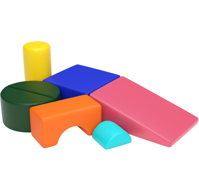 CMFYDAILY Climbing Toys Toys Circuit Soft Foam Playset for Toddlers Indoor