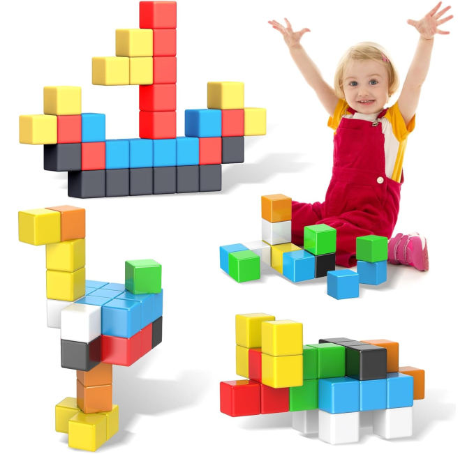 KOIEMAY Magnetic Blocks Toys Circuit 3D STEM Toys for Kids