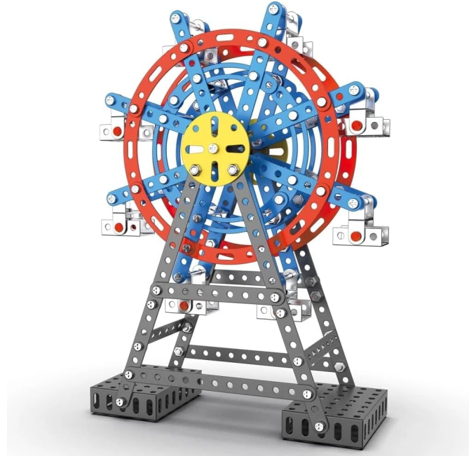 Jixin Xyzhi Building Sets STEM Ferris Wheel Model Kit Toys Circuit