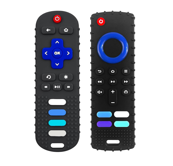 ERSIHUA Baby Teething Toys Remote Control Shape BPA Free Toys Circuit