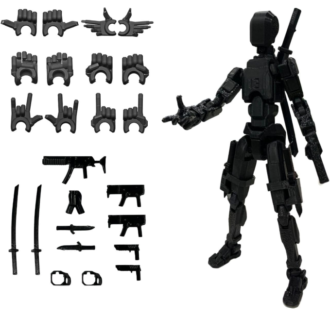 Nemoro 5.54 Inch Multi-Jointed T13 Figure Toys Circuit Pick