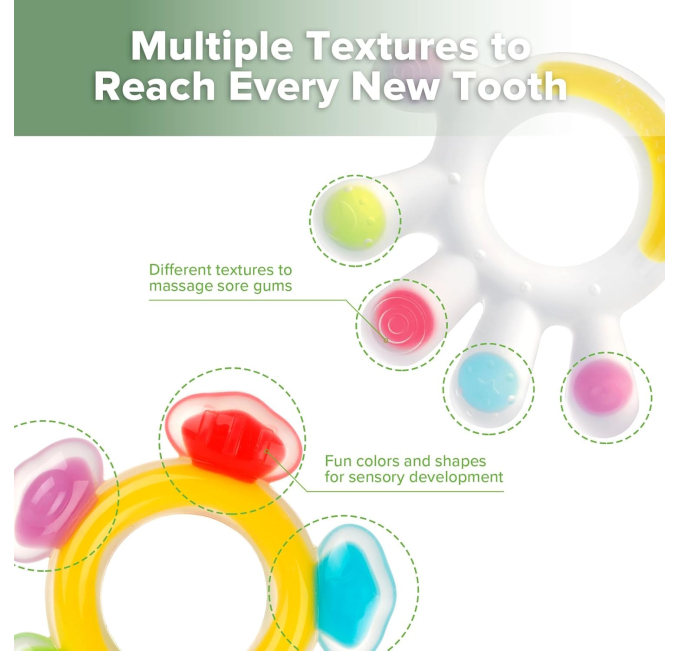 Cold Teether Haakaa Silicone Teether Combo Soft Cold Teething Toys Toys Circuit ...