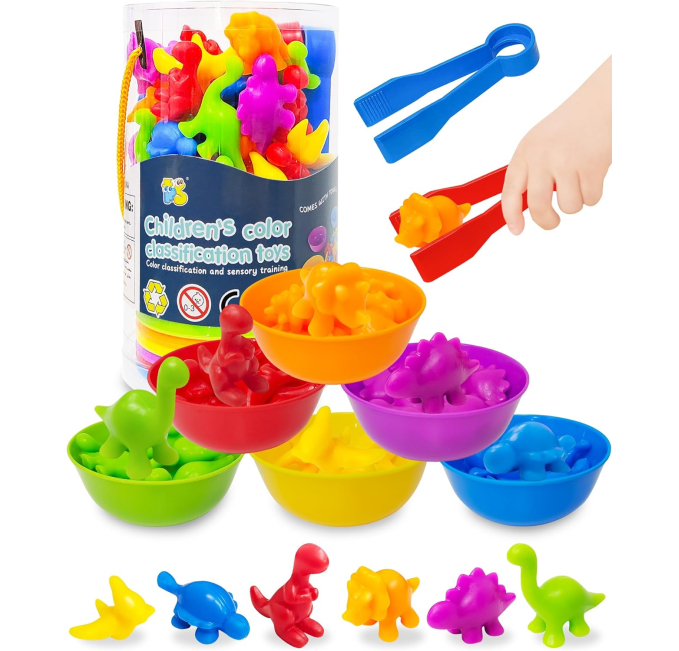 Yetonamr Counting Dinosaurs Montessori Toys for Kids Ages 2-8 Toys Circuit