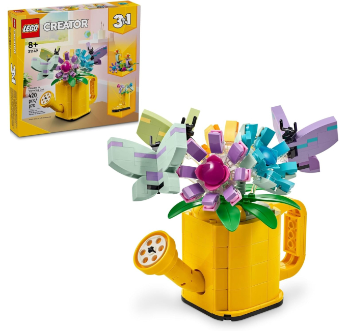 LEGO Creator 3 in 1 Flowers Watering Can Building Set Toys Circuit
