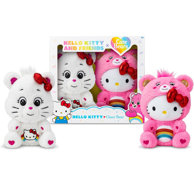 Care Bears Hello Kitty Loves Cheer Bear Plush Set Toys Circuit