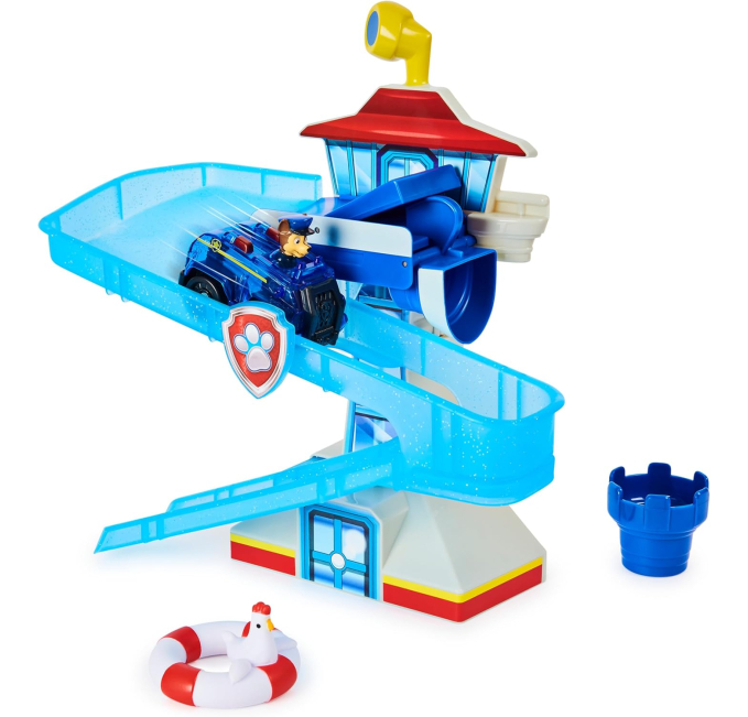 PAW Patrol Adventure Bay Bath Set Light Up Chase Toys Circuit Fun