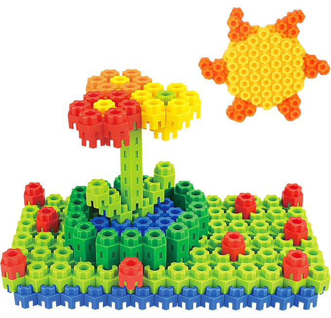 Rufus AI Chichalk 160pcs Hexagonal Building Blocks STEM Toy Set for Kids 5+ at Toys Circuit