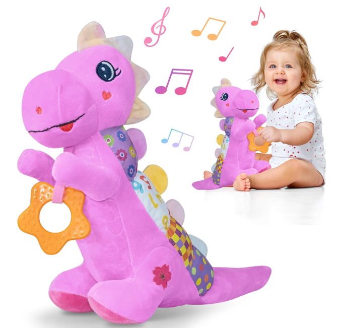 Baby Dino Plush Soft Stuffed Animal Toy Toys Circuit for Infants
