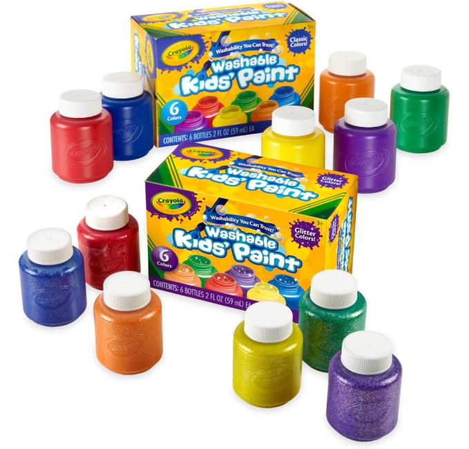 Crayola Washable Kids Paint Set 12ct Arts and Crafts Toys Circuit