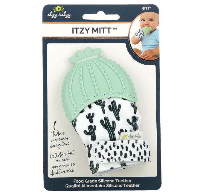 Itzy Ritzy Silicone Teething Mitt for Babies Soothing Toy Toys Circuit