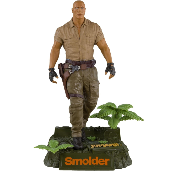 McFarlane Toys Smolder Jumanji 6 Inch Posed Figure Dwayne Johnson Toys Circuit