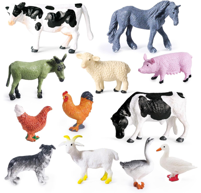Sienon Farm Animal Toys Educational Set Toys Circuit for Kids