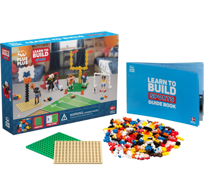 PLUS PLUS 380 Piece Sports Building Set 3D Puzzle Toys Circuit
