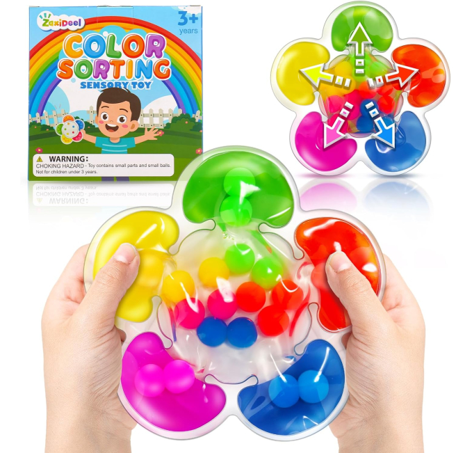 Color Sorting Sensory Toy for Toddlers Montessori Toys Circuit