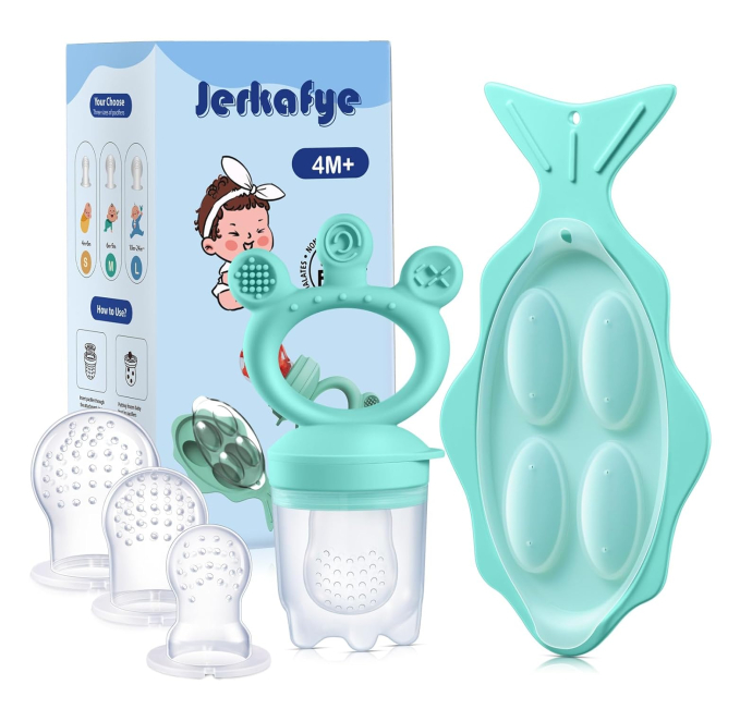 BabyRufus Baby Fruit Feeder Toys Circuit Silicone Teething Relief