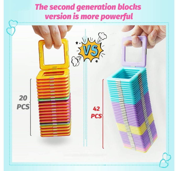 Magblock Magnetic Animal Farm Set Toys Circuit STEM Fun for Kids ...