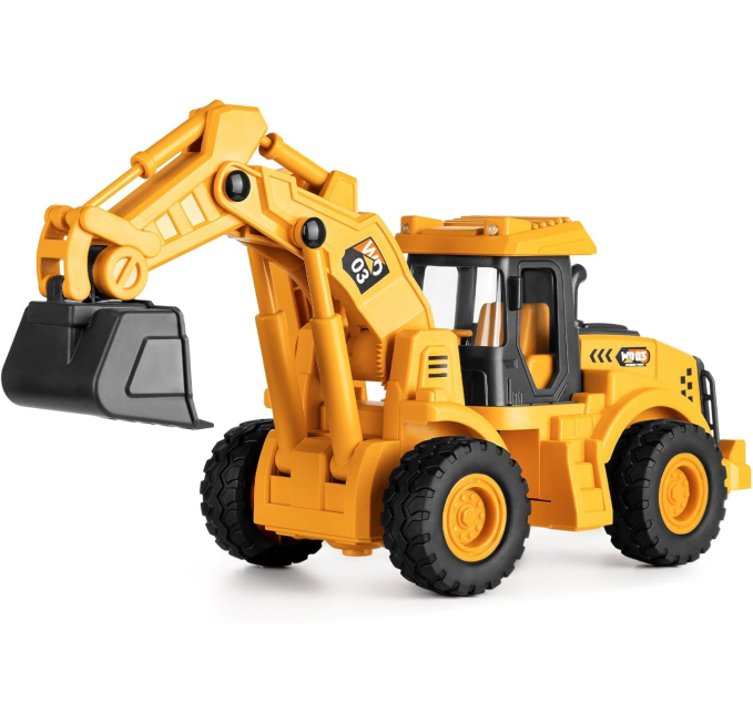 ​Bruder Inertia Excavator Toy with Lights Sounds and Movable Parts at Toys Circuit​