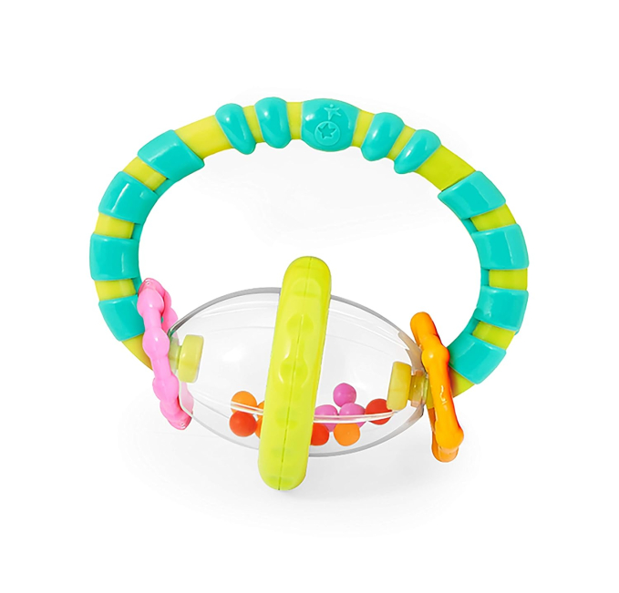 Bright Starts Baby Rattle and Teether Toy for Infants Toys Circuit