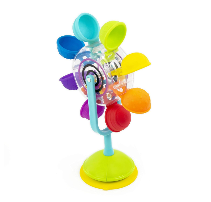 Sassy Whirling Waterfall Bath Toy Fun Suction Tub Play Toys Circuit