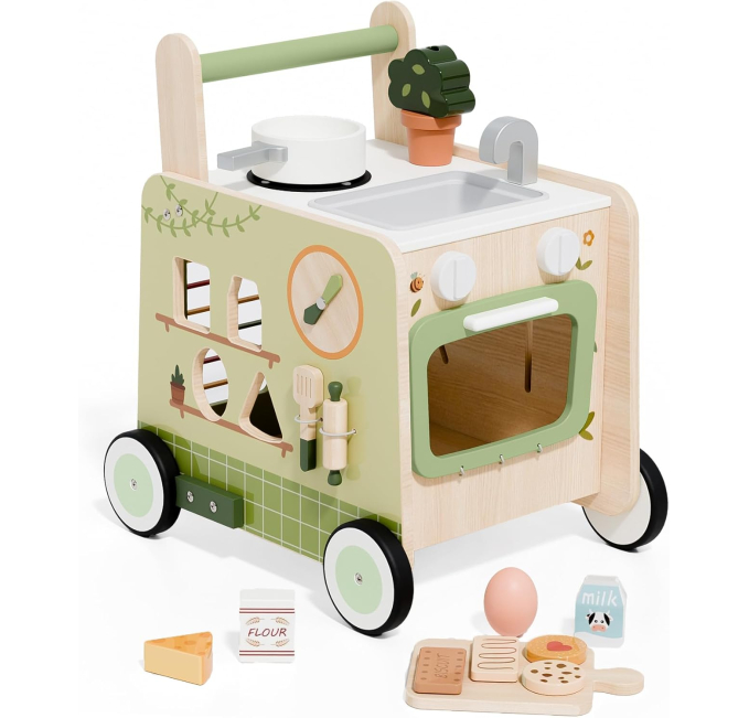 Baby Push Walker Montessori Toy for Toddlers 1-3 Years Toys Circuit