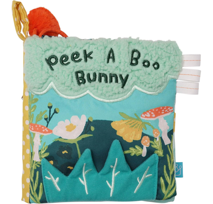 Manhattan Toy Fairytale Peek-a-Boo Soft Crinkle Activity Book Toys Circuit