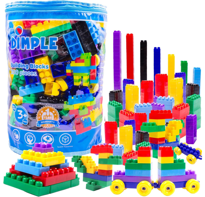 Dimple Toddler Building Blocks 300 Piece Educational STEM Toys Toys Circuit