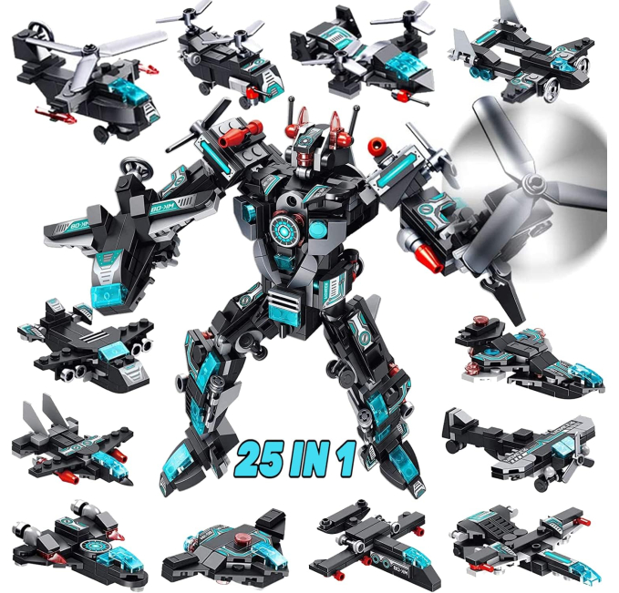MOONTOY 577PCS STEM Robot Building Kit Toys Circuit Engineering Set for Kids