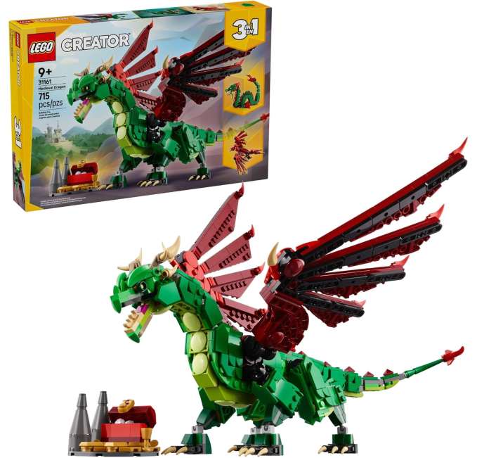 LEGO Creator Medieval Dragon Toy Toys Circuit 31161