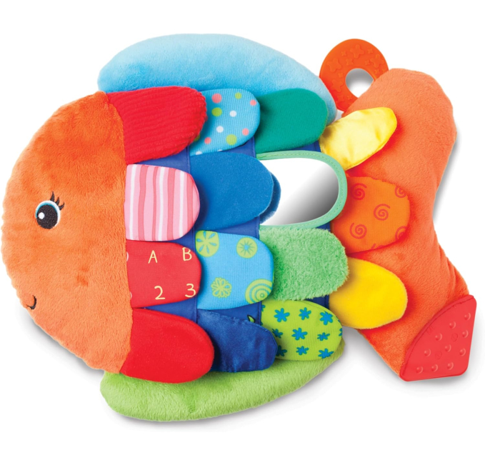 Melissa and Doug Flip Fish Baby Toy Toys Circuit Soft Sensory Fun