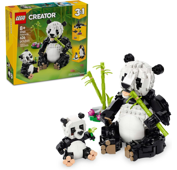 LEGO Creator 3 in 1 Wild Animals Panda Toy for Kids Toys Circuit 31165