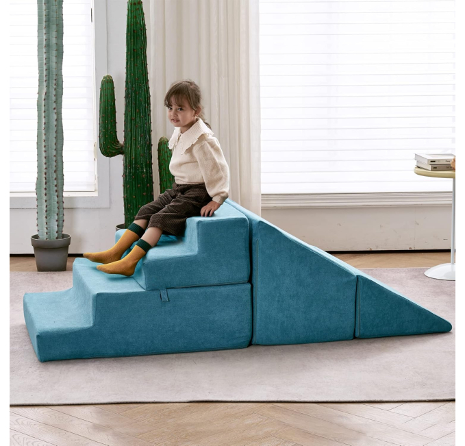 Jela Toddlers Climbing Toys Indoor Soft Foam Playset Toys Circuit