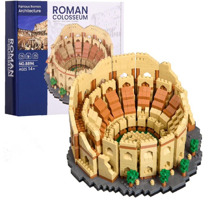 Aigidusansu Roman Colosseum Landmark Model Set 1500pcs 3D Puzzle Toys Circuit