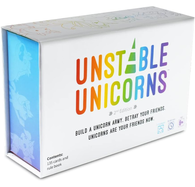Rufus AI Unstable Unicorns Base Game Competitive Card Game Toys Circuit