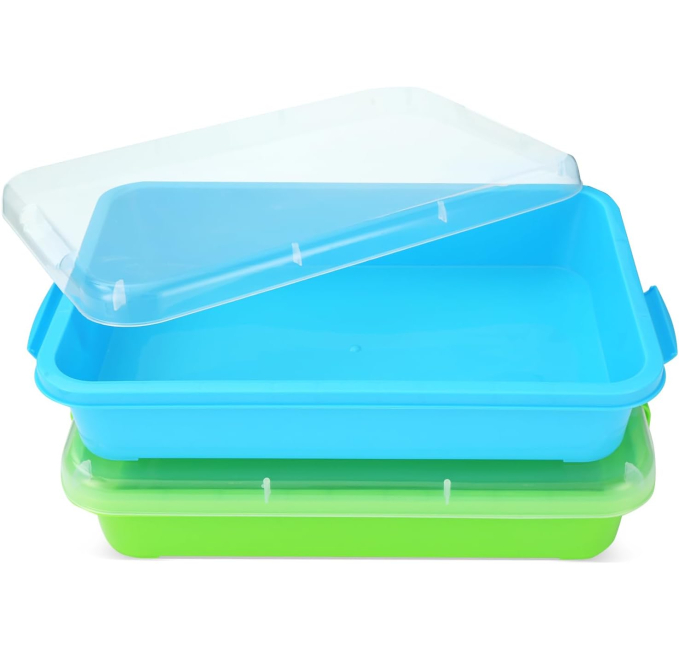 AtMini Sensory Bin Tray for Toddlers 15in Sandbox Toy Toys Circuit