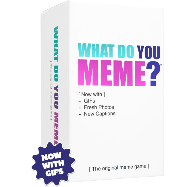 WHAT DO YOU MEME? Core Game New Edition with GIFs Toys Circuit
