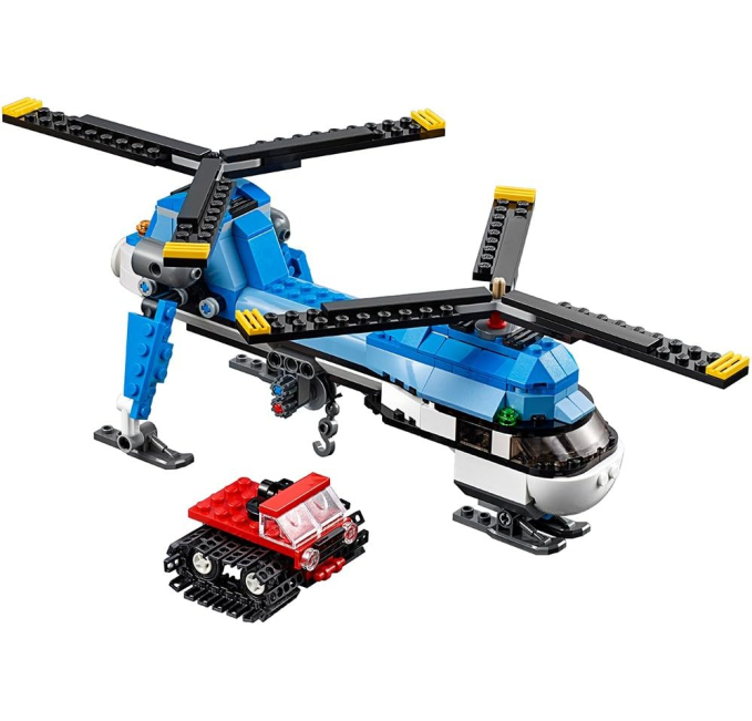 LEGO Creator 31049 Twin Spin Helicopter 326 Piece Set Toys Circuit