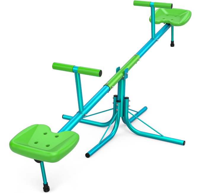 Amictoy Seesaw 200lbs Heavy Duty Sit and Spin Teeter Totter Toys Circuit