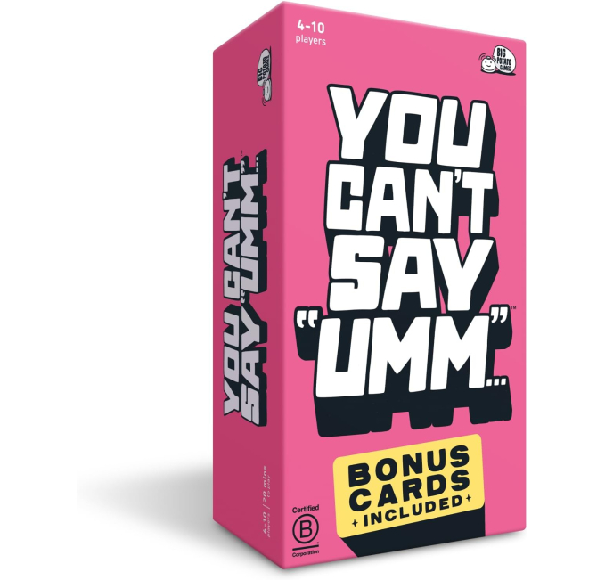 You Can't Say UMM Fast-Paced Board Game for Family Parties Toys Circuit
