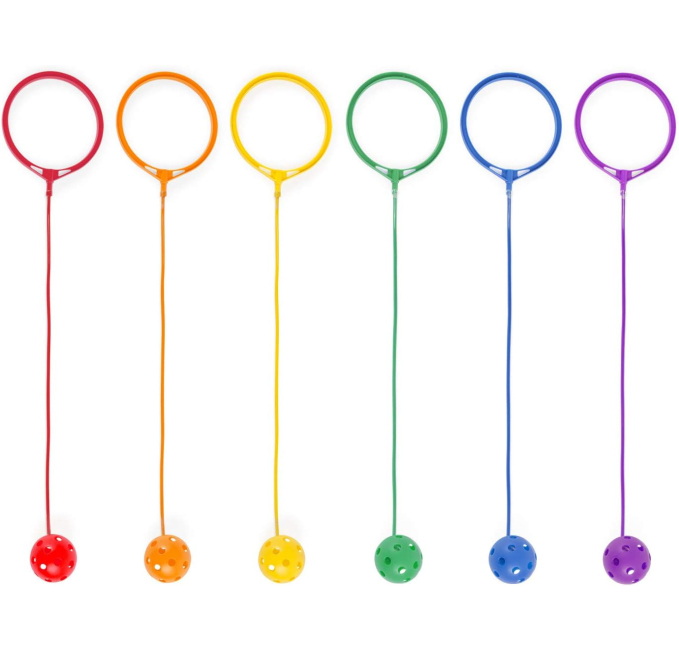 Champion Sports Skip Ball Toy for Kids Pack of 6 Toys Circuit