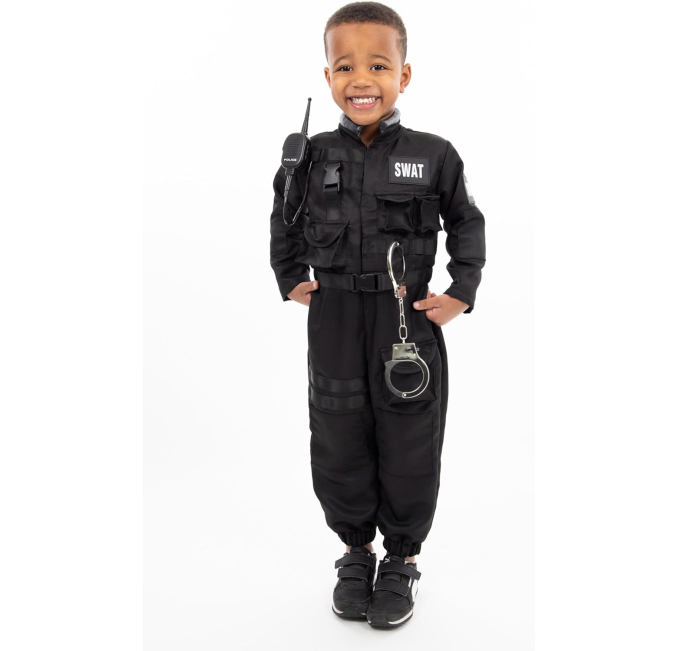 Little Adventures SWAT Police Hero Costume Set for Kids Toys Circuit