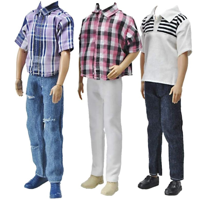 E-TING Fashion Doll Clothes with Shoes for 12 Inch Dolls Toys Circuit