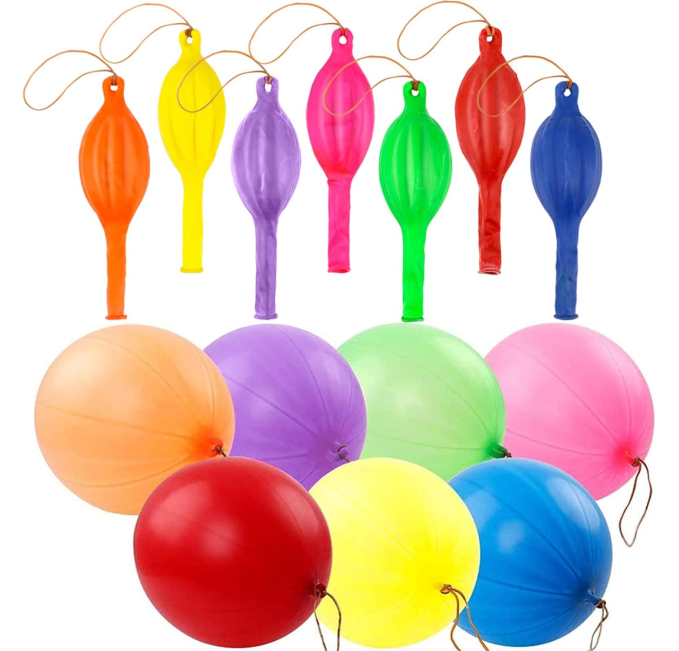 RUBFAC Punch Balloons Heavy Duty Party Favors Toys Circuit