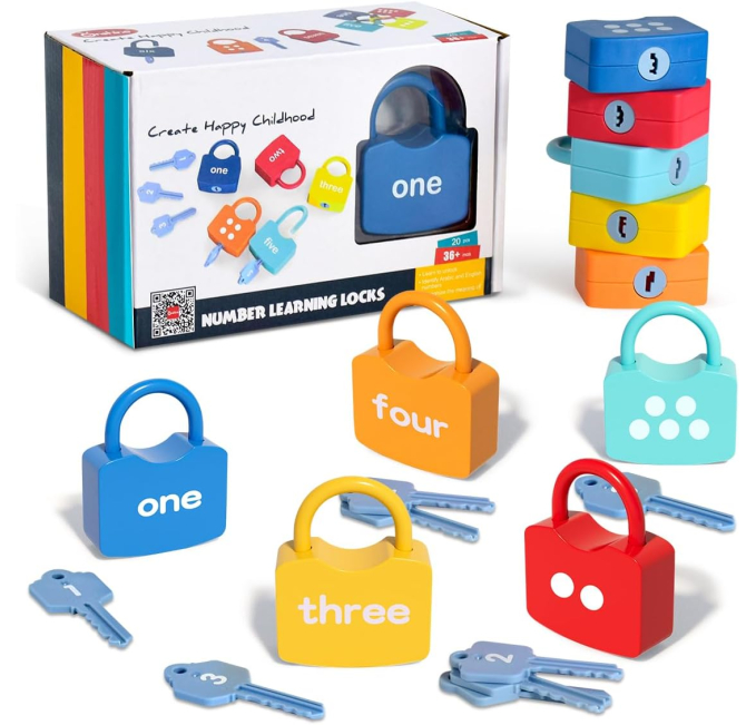 Rufus AI YYDeek Montessori Counting Toys for Toddlers Toys Circuit