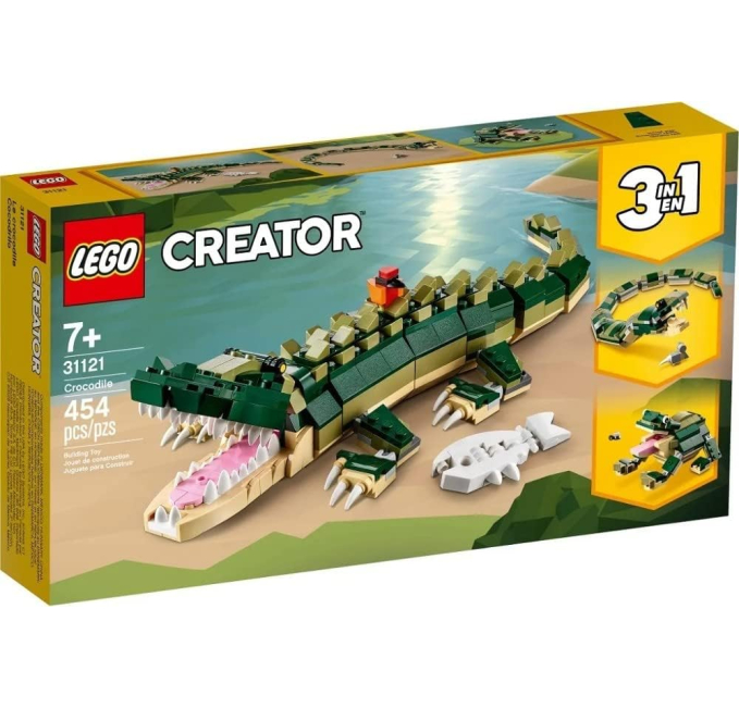 LEGO Creator 3in1 Crocodile 31121 Wild Animal Set Toys Circuit