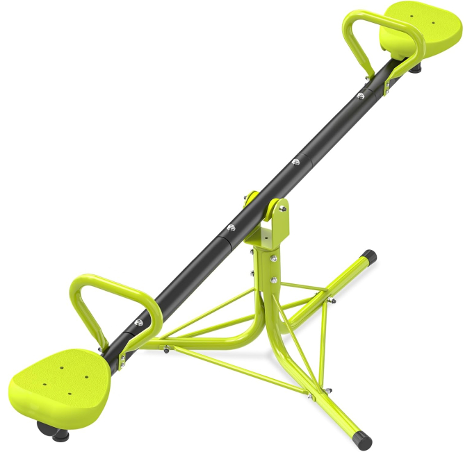Iyoyo Teeter Totter Seesaw for Kids 360 Degree Swivel Toys Circuit