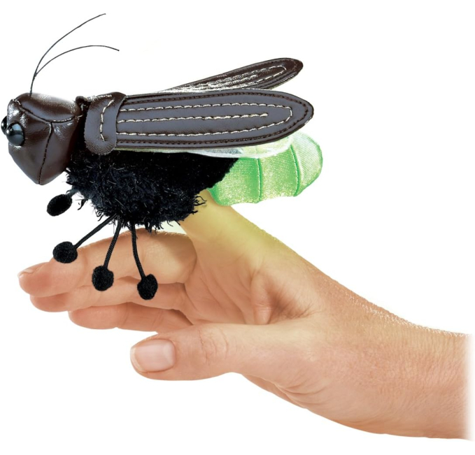 Folkmanis Mini Firefly Finger Puppet Toys Circuit Fun Gift