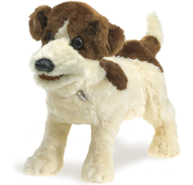 Folkmanis Jack Russell Terrier Puppet Toys Circuit Dog Toy Fun