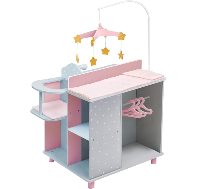 Olivia's Little World Wooden Baby Doll Changing Station Toys Circuit