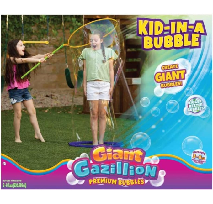 Gazillion Bubble Wand Giant Bubble Maker for Kids and Pets Toys Circuit